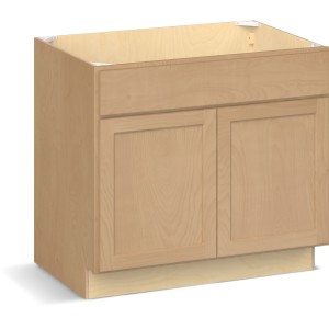 RELIABILT Parkstone II Sink Base, Wheat Stained, 36" W, 2 Doors, Fully Assembled, ADA - 641120 | Lowe's Pro Supply